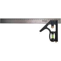 Wickes Steel Combination Square - 12in/300mm