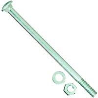 Wickes Carriage Bolt Nut & Washer - M10 x 150mm - Pack of 4