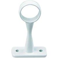 Rothley White Interior Centre Deluxe Rail Bracket - 19mm