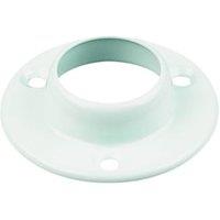 Rothley White Interior Deluxe End Rail Bracket - 25mm - Pack of 2