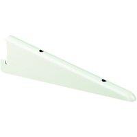 Twin Slot White Shelf Bracket - 170mm