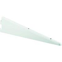 Twin Slot White Shelf Bracket - 370mm