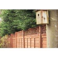 Forest Garden Fence Top Trellis Diamond Lattice - 1830 x 300mm