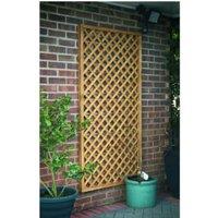 Forest Garden Fence Top Trellis Diamond Lattice - 1830 x 900mm