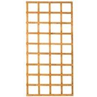 Forest Garden Fence Top Trellis Square Lattice - 1830 x 900mm