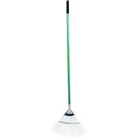 Wickes Stainless Steel Garden Lawn Rake - 1750mm