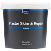 Wickes White Ready Mixed Plaster Skim - 5kg