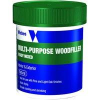 Wickes Multi-Purpose Wood Filler Tub - Natural 250g