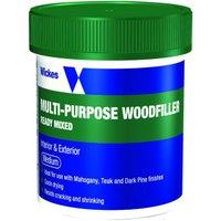 Wickes Multi-Purpose Wood Filler Tub - Medium 250g