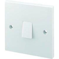 Wickes 10A 1 Gang 2 Way Light Switch - White