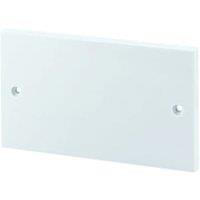 Wickes Twin Blanking Plate - White
