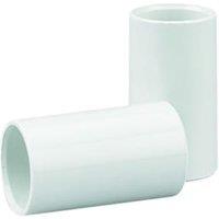 TTE White Conduit Coupler - 20mm - Pack of 4