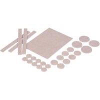 Vitrex Natural Self Adhesive Felt Flooring Pads - Pack of 27
