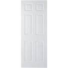 Wickes Lincoln White Grained Moulded Fully Finished 6 Panel Internal Door - 1981 x 762mm