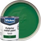 Wickes Smooth Finish Metal Paint - Satin Green - 750ml