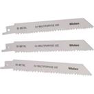 Wickes Multi Purpose Reciprocating Saw Blades 150mm - Pack of 3