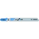 Bosch T118G Metal Jigsaw Blades - Pack of 5