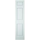 Wickes Lincoln White Grained Moulded 3 Panel Internal Door - 1981 x 533mm