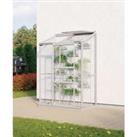 Vitavia Ida Toughened Glass Greenhouse with Steel Base - 2 x 4ft