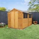 Mercia 10 x 6ft Overlap Apex Shed with Assembly