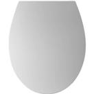 Wickes Polypropylene Plastic Standard Close Toilet Seat - White