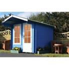 Shire Crinan Garden Log Cabin including Overhang with Assembly - 10 x 10ft