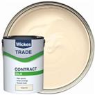 Wickes Trade Contract Silk Emulsion Paint - Magnolia - 5L