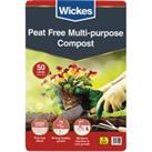 Wickes Peat Free Multi-Purpose Compost - 50L