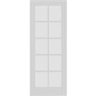Wickes Canterbury 10 Light White Primed Solid Core Door - 1981 x 686mm