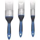 All Purpose Soft Grip Paint Brushes - Pack of 3