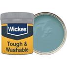 Wickes Tough & Washable Matt Emulsion Paint Tester Pot - Ostrich Egg Blue No.936 - 50ml