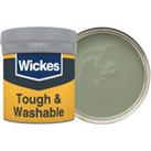 Wickes Tough & Washable Matt Emulsion Paint Tester Pot - Pastel Olive No.816 - 50ml