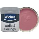 Wickes Vinyl Matt Emulsion Paint Tester Pot - Dusty Rose No.621 - 50ml