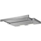 Zanussi ZFP316S 60cm Pull-Out Cooker Hood - Silver Grey