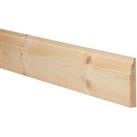 Wickes Ovolo Natural Pine Skirting - 19 x 119 x 4200mm