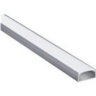 Sensio Tamworth Aluminium Surface Mounted Profile for Flexible Strip Lighting - 2000mm