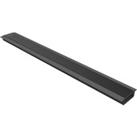 Sensio Mackay Black Recessed Profile for Flexible Strip Lighting - 2200mm