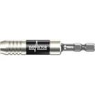 Wera 897/4 IMP Impaktor TriTorsion Bit Holder with Retaining Ring and Magnet - 1/4in Hex x 75mm
