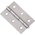 Wickes Pack of 2 Loose Pin Butt Hinges, in Self colour, Steel, Size: 76mm