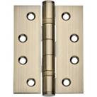 Ball Bearing Hinge Stainless Steel Antique Brass 102mm - Pack of 3