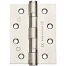 Grade 13 Fire Rated Ball Bearing Hinge Satin Stainless Steel 102mm - Pack of 3