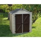 Palram Canopia Skylight Plastic Apex Shed - 6 x 5ft
