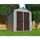 Palram Canopia Skylight Plastic Apex Shed - 6 x 8ft