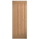 LPD Internal Coventry 6 Panel Pre-Finished Oak Solid Core Door - 762 x 1981mm