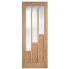 LPD Internal Coventry 3 Lite Unfinished Oak Solid Core Door - 762 x 1981mm