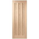 LPD Internal Idaho 3 Panel Unfinished Oak Solid Core Door - 762 x 1981mm