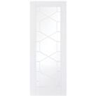 LPD Internal Orly Glazed Primed White Solid Core Door - 762 x 1981mm