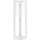 LPD Internal 2 Lite Bi-Fold Pattern 10 Primed White Solid Core Door - 686 x 1981mm
