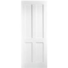 LPD Internal London 4 Panel Primed White Solid Core Door - 838 x 1981mm