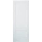 LPD Internal Brooklyn 2 Panel Primed White Solid Core Door - 610 x 1981mm